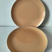 Set of three dessert plates Villeroy & Boch Mettlach powder pink