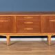 Long 1960s Teak Jentiuqe Mid Century Sideboard