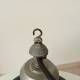 Vintage enamel industrial suspension Reflecto