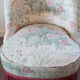 Fauteuil crapaud tissu