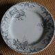 Black grey iron footed coupe Bourgeois