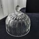 Old cheese bell in molded pressed glass