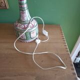 Quimper ceramic lamp base, Millot