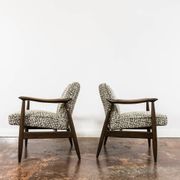 Customizable Pair Of Restored Mid Century Armchairs By Juliusz Kędziorek, 1960s