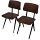 Set of 4 vintage school chairs Galvanitas S16 Netherlands Design