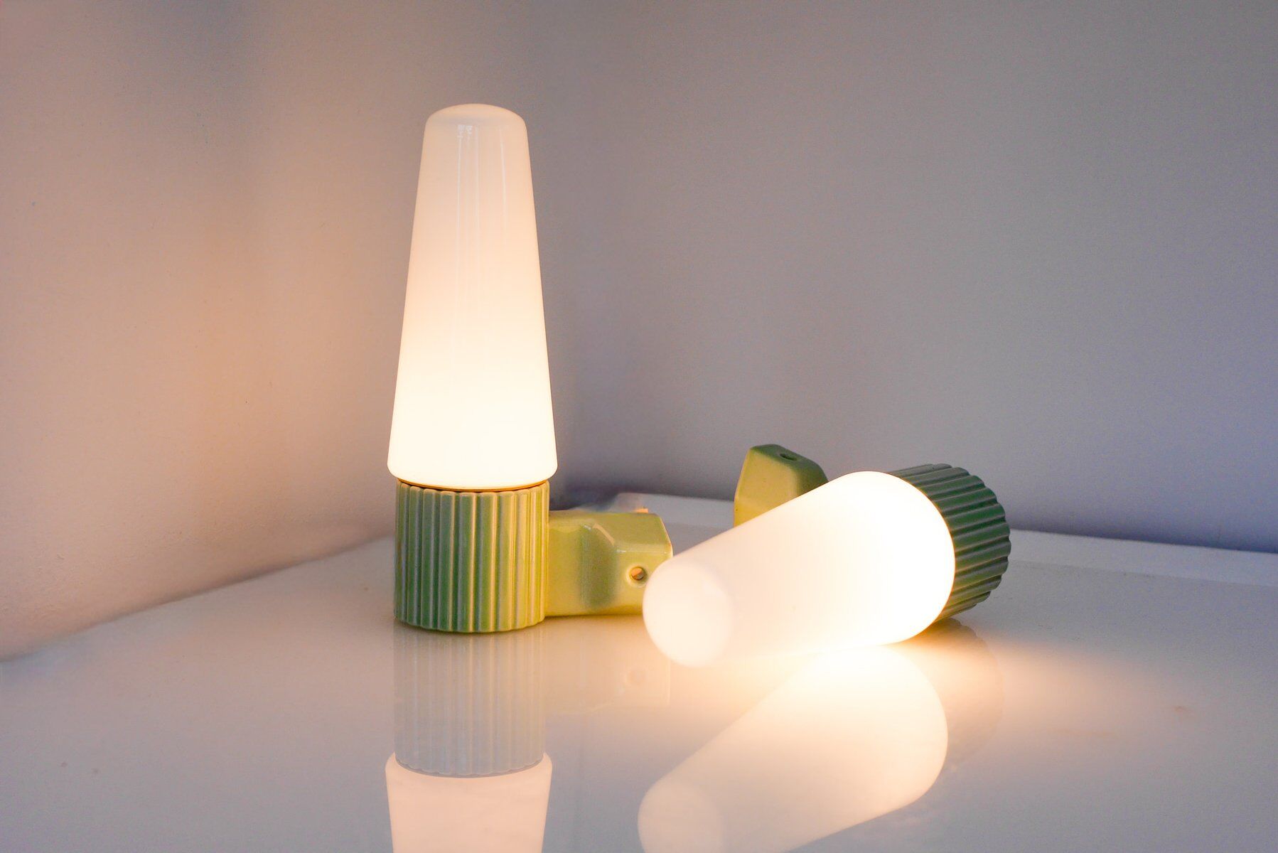 Wall sconces by Hans-Agne Jakobsson for Ifö, 1965, set of 2