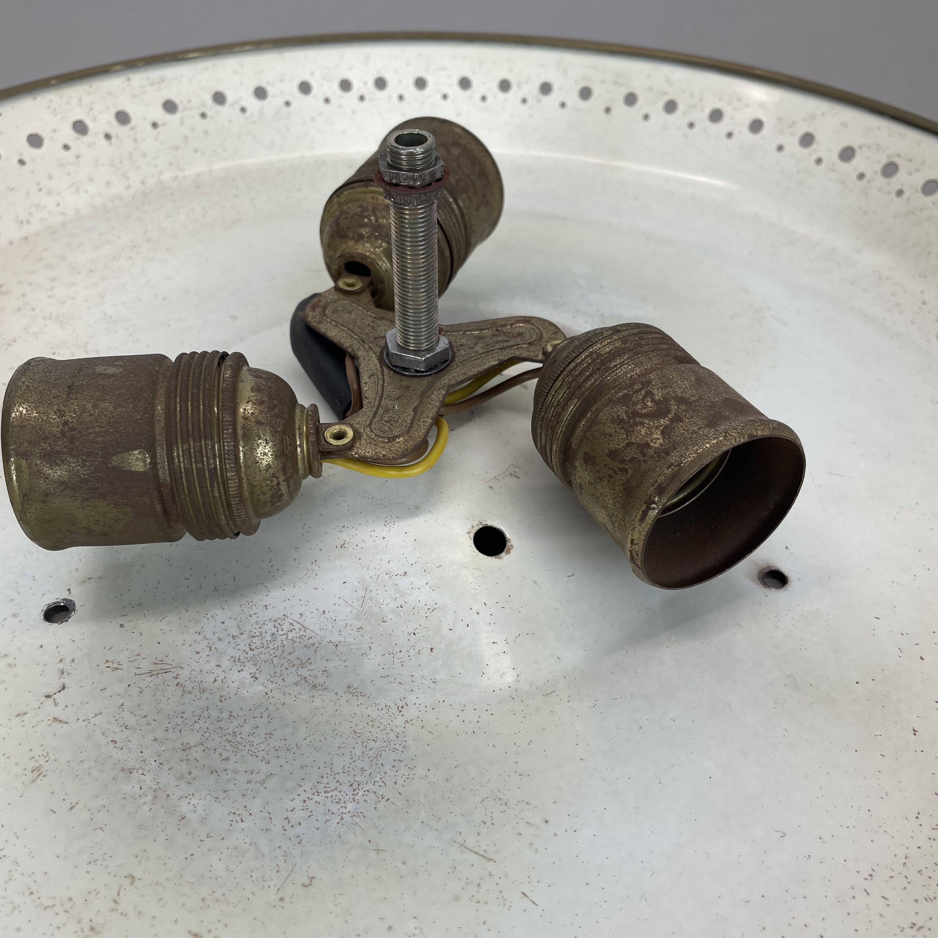 rare Stilnovo Style wall ceiling Light by Ernest Igl for Hillebrand Germany