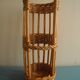 vintage wicker bread rack basket