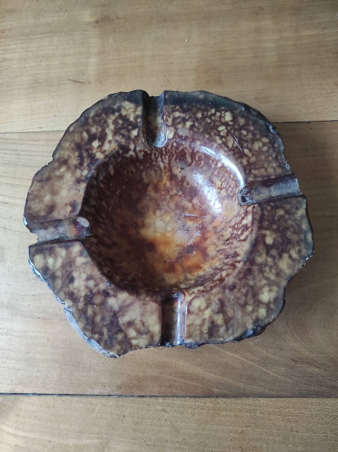 Tobacco set including a vintage stone ashtray.