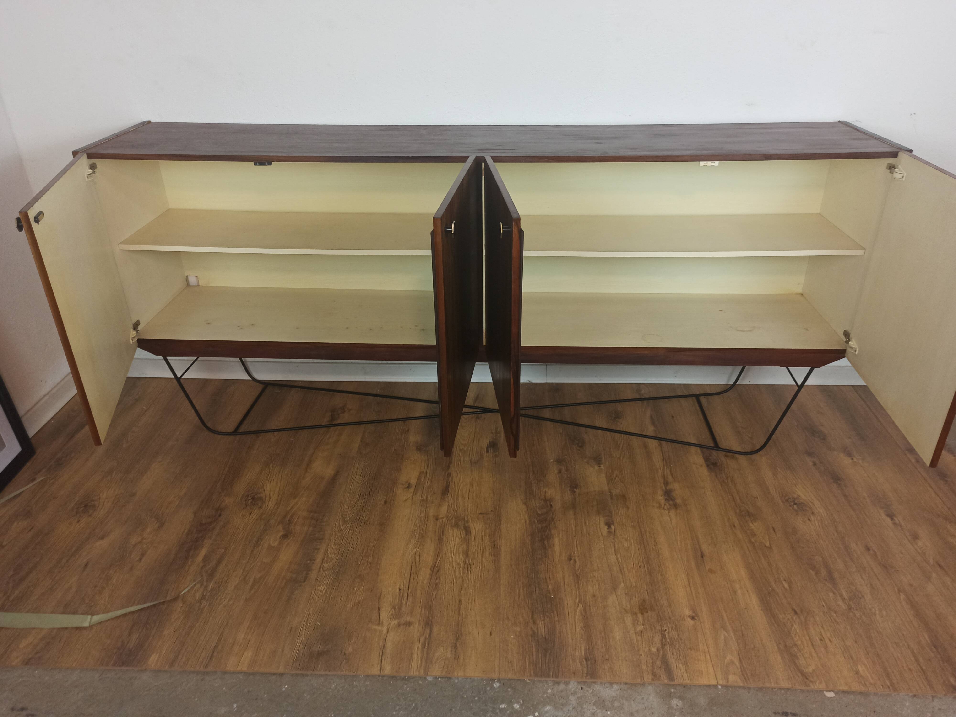 Scandinavian rosewood teak row