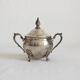 Old silver metal sugar bowl Viners