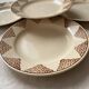 Art Deco flat plates St Amand