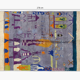 Tapis mrirt berbere coloré matisse  255 X 155