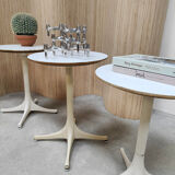 Early edition vintage design swag leg side tables George Nelson Herman Miller