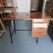 Antique wooden and iron desk