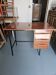 Bureau ancien en bois et fer
