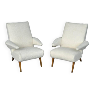 Paire de fauteuils vintage