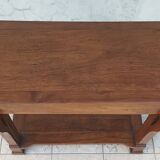 Restoration console in walnut