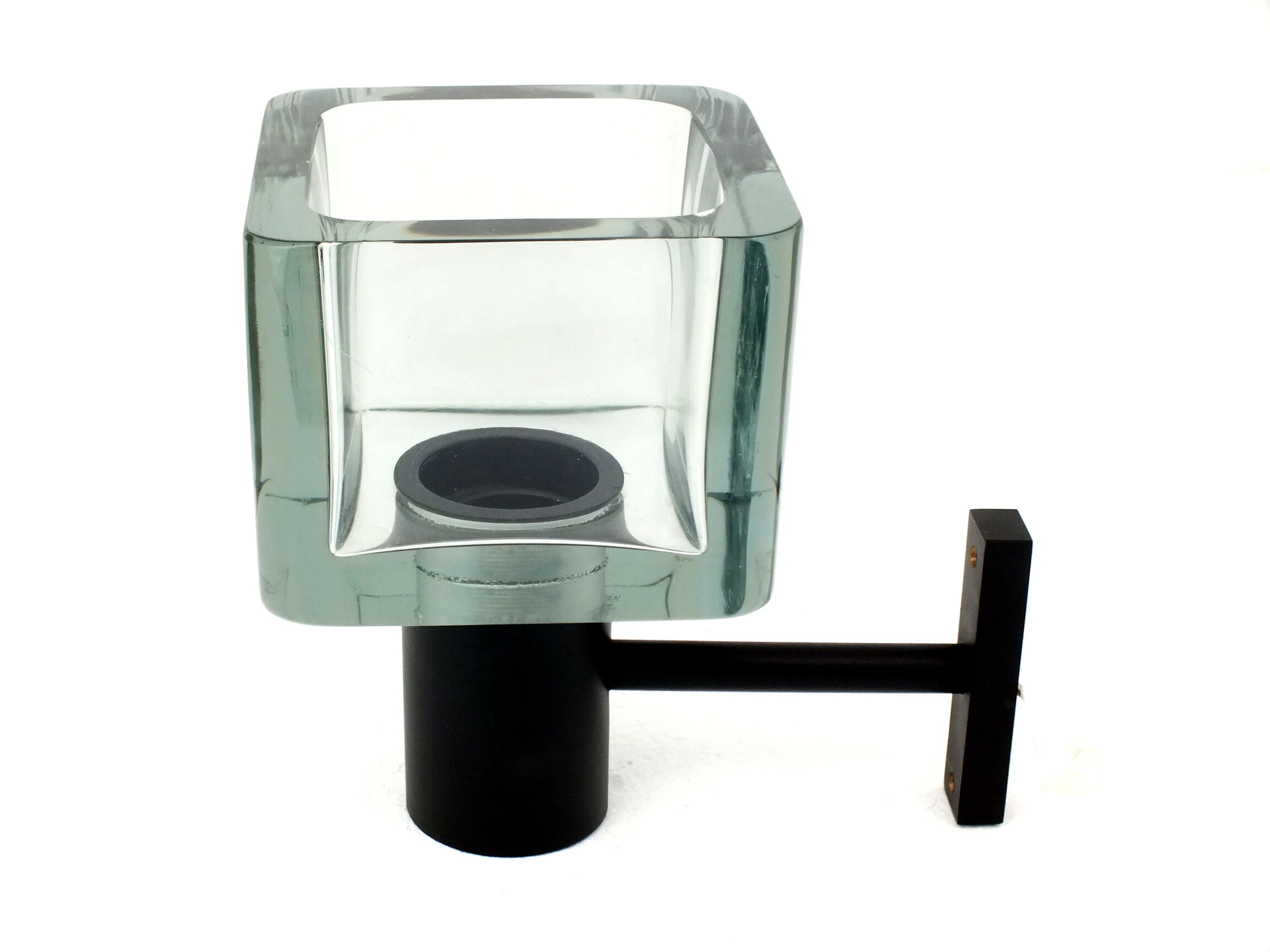 Two wall lamps in glass by Flavio Poli for Seguso Italy, '70s