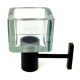 Two wall lamps in glass by Flavio Poli for Seguso Italy, '70s