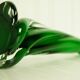 Italian soliflore vase in vintage blown glass