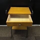 Vintage bedside table by Jacques Hitier – 1950s
