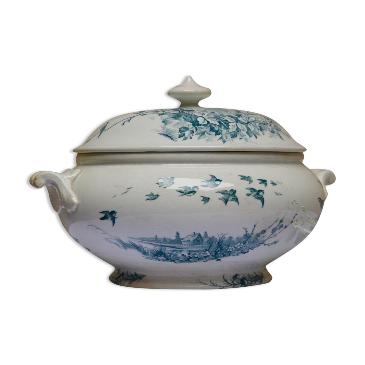 Soupière Terre de Fer, Gien