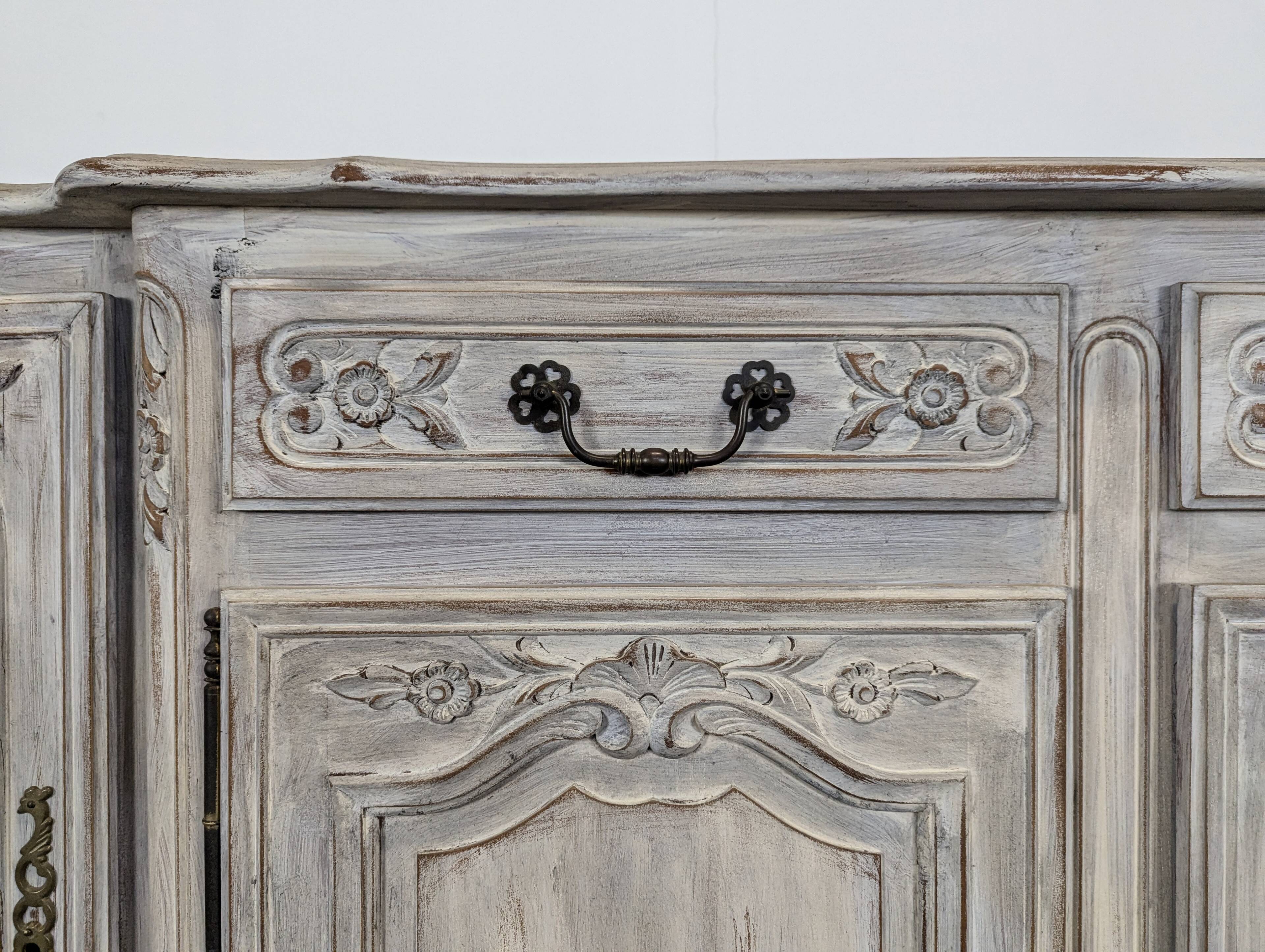 Rustic patinated sideboard