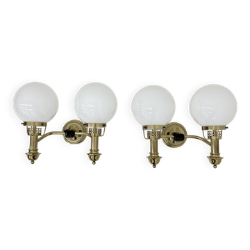 Brass Sconces by Vereinigte Werkstätten München 1970s