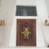 Old polychrome carved panel