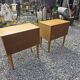 Pair of Scandinavian oak bedside tables from the 1960s.