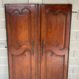 Pair of walnut doors