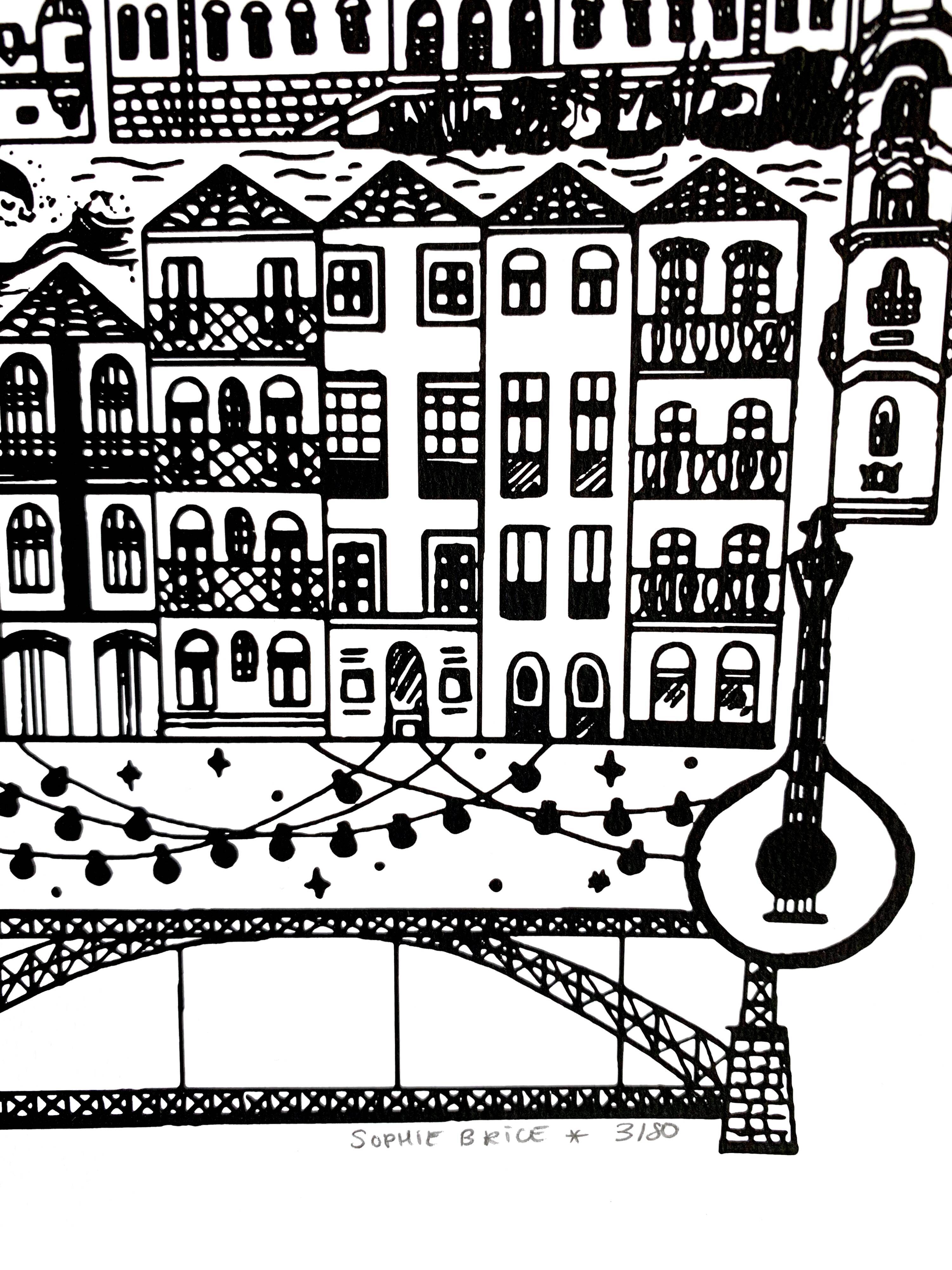 Lisbon/Porto screenprint