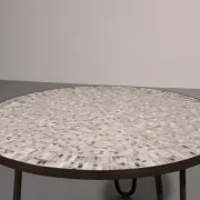 A stunning mosaic coffee table by German sculptor Berthold Müller