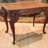 19th century carved center table