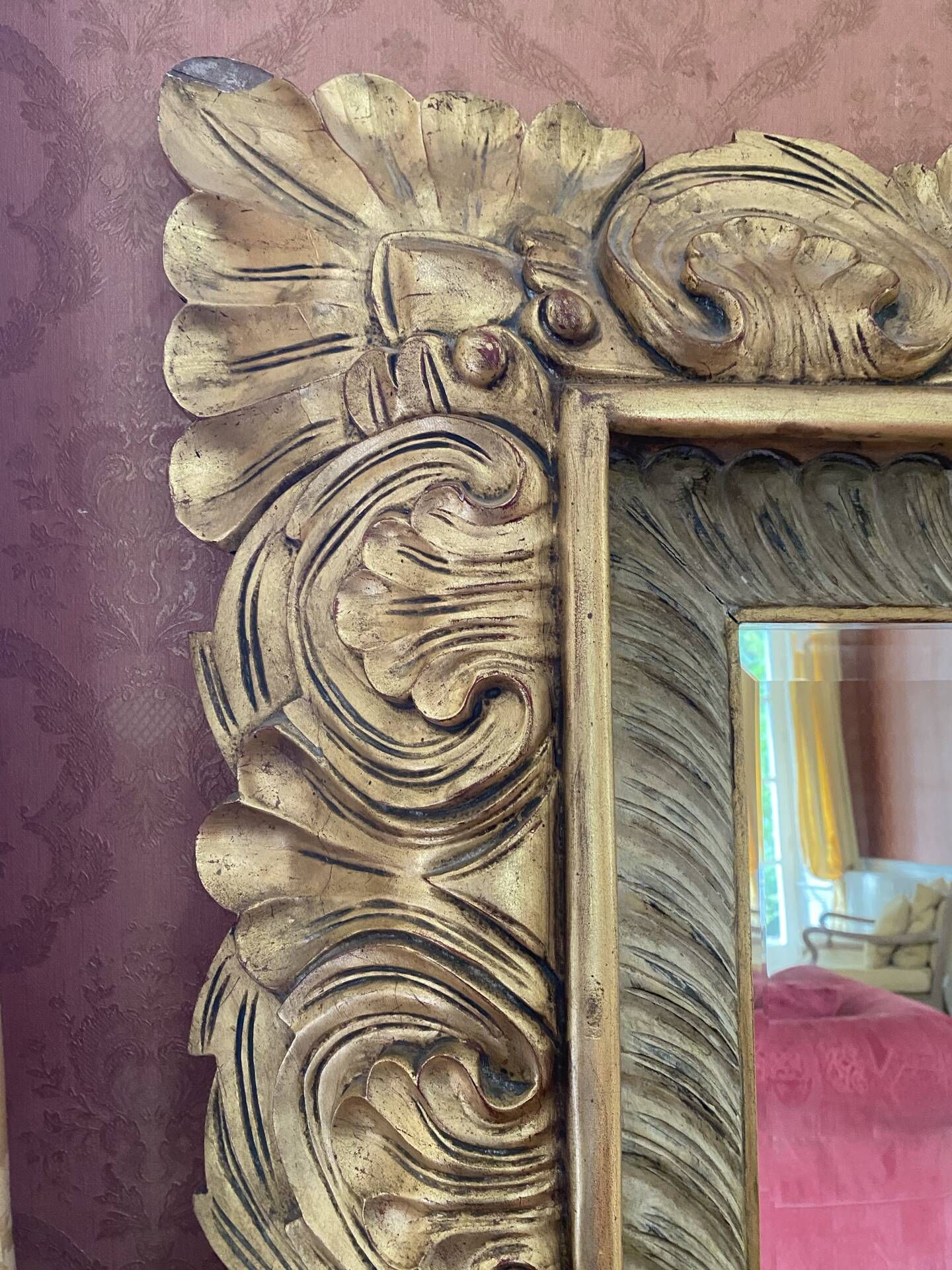 Gold Leaf Mirror