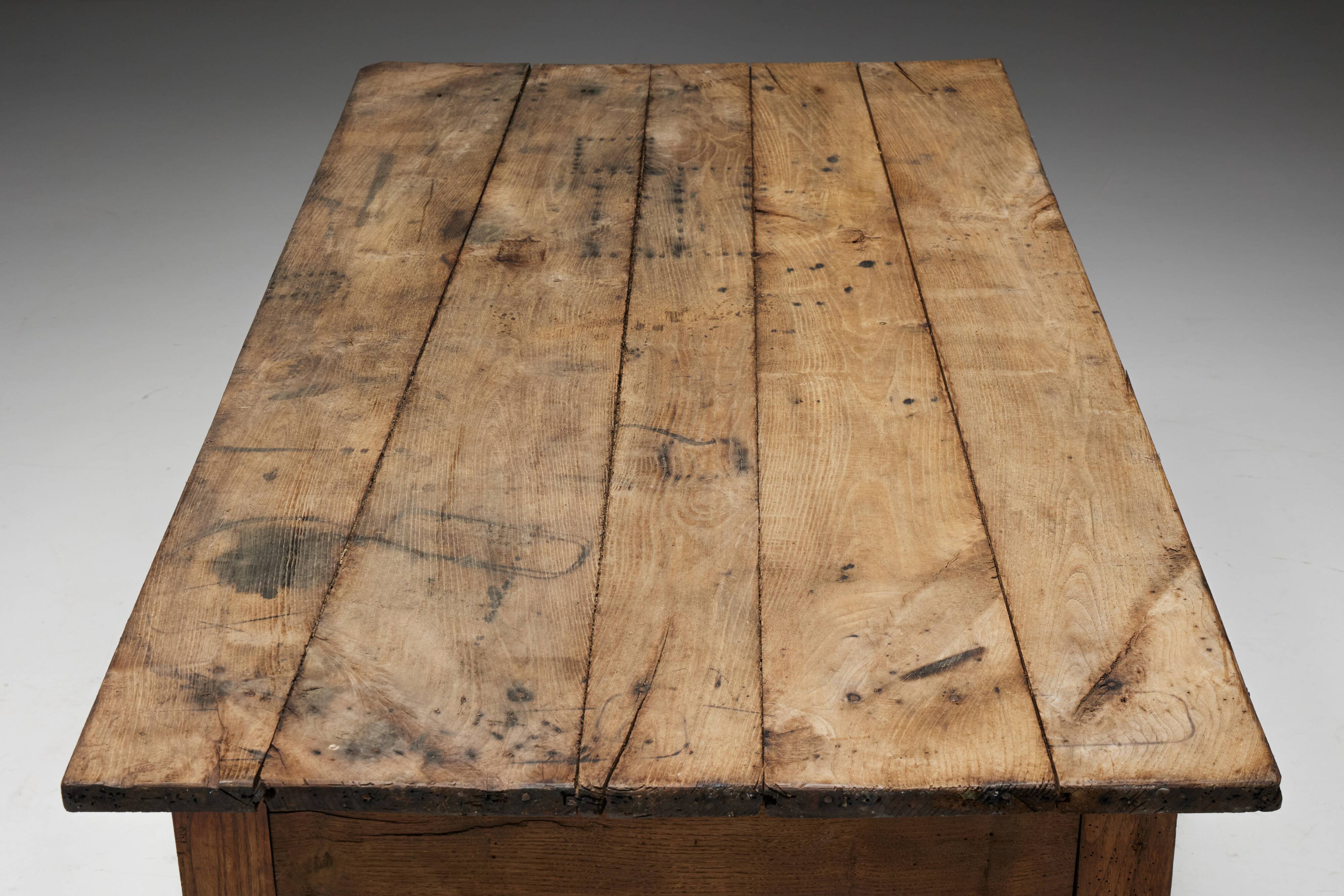 Travail Populaire Dining Table, France, 19th Century