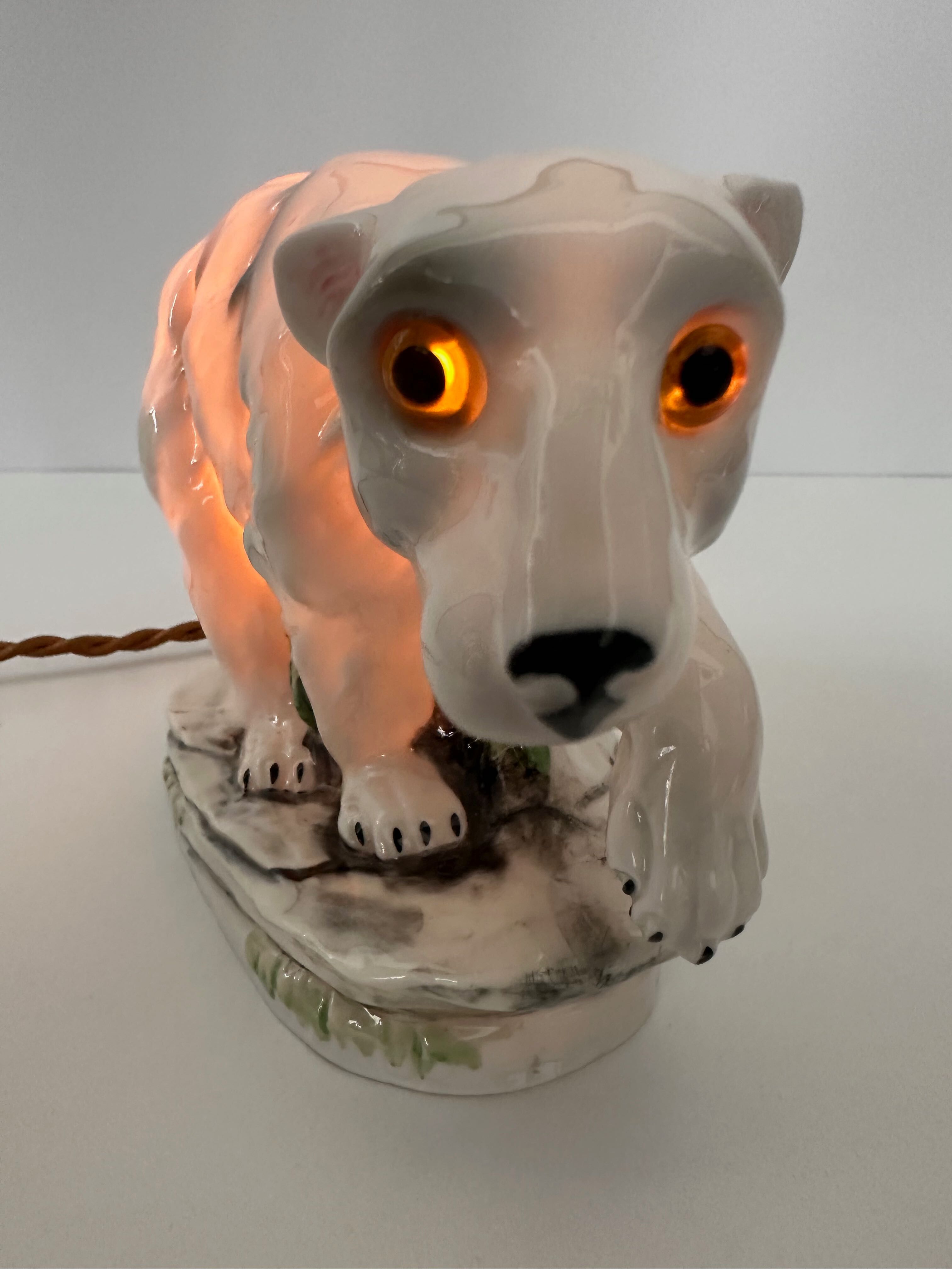 Lampe art déco (parfum) – ours polaire