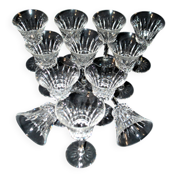 Villeroy Boch lot de 12 verres à vin en cristal taillé – modèle Royal VB H14.5cm