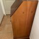 Secretary with a burr elm finish — English manufacture Rosjohn