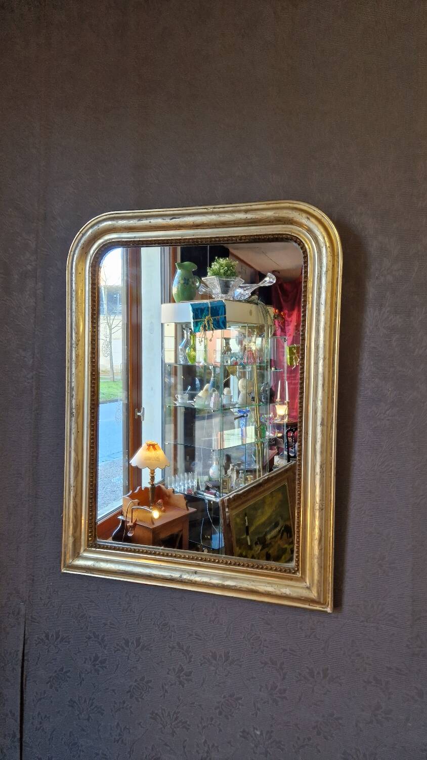 Louis philippe gold mirror
