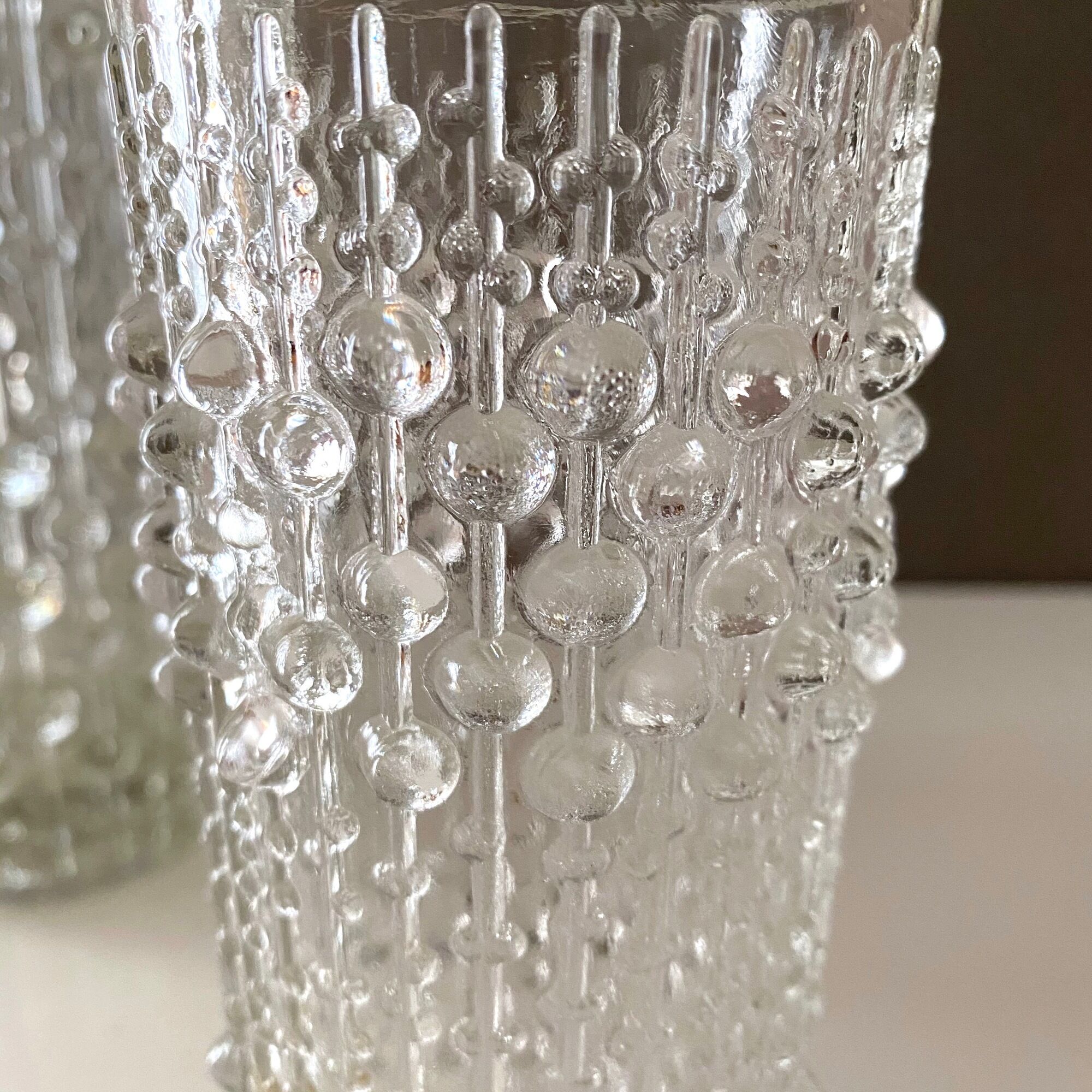 Candle Wax vase by Frantisek Peceny ed. Sklo Union, 1970s