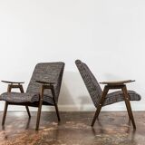 Armchairs by Jaroslav Šmídek for Jitona, Czechoslovakia, 1960s, Set of 2
