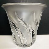 Lalique Vase with ferns