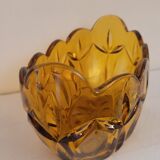 Empty pocket amber glass 60's