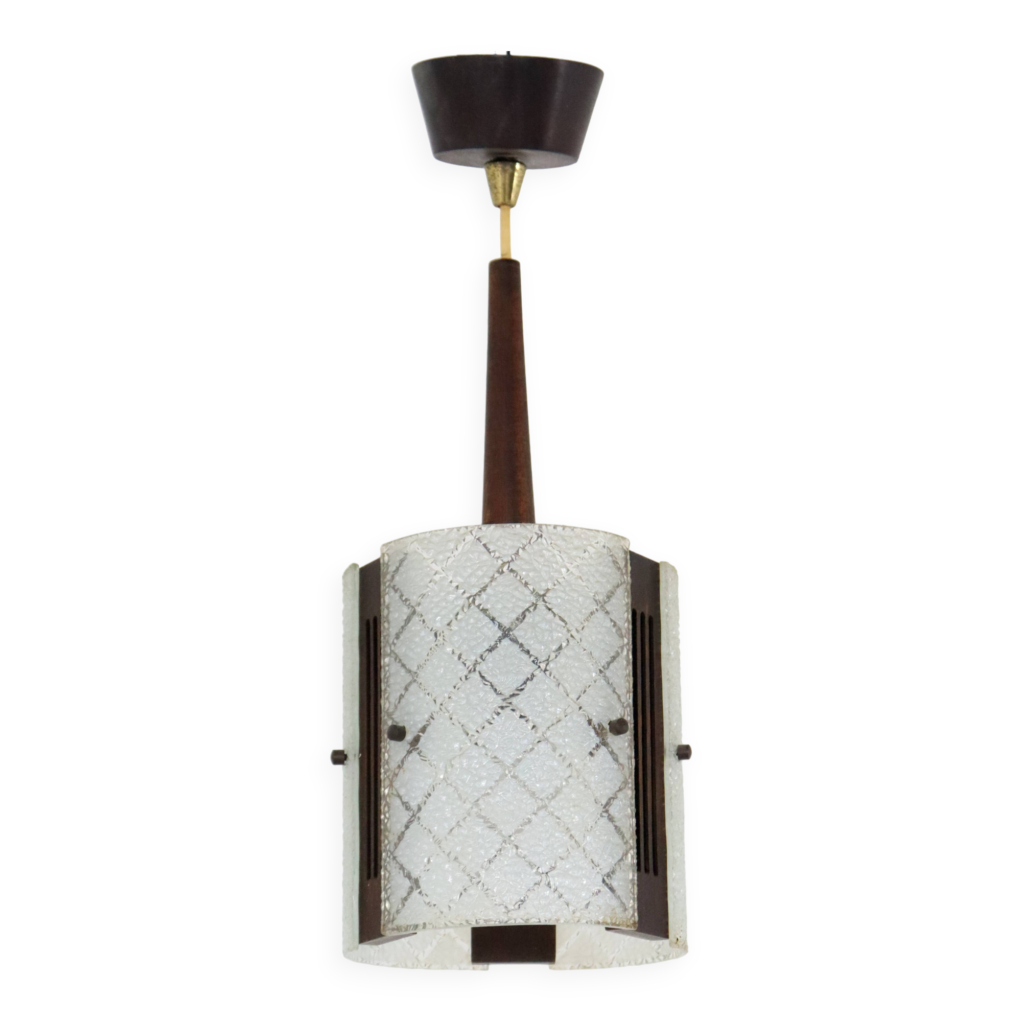 vintage  Glazen hanglamp 'Meerhoven'
