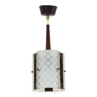 Lampe à suspension vintage Glazen 'Meerhoven'