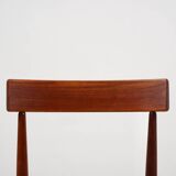 Set of 4 Teak Dining chairs by Arne Hovmand-Olsen for Mogens Kold