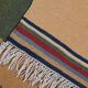 Vintage Qashqai Striped Wool Kilim Rug, Large Multicolor Flatweave Carpet