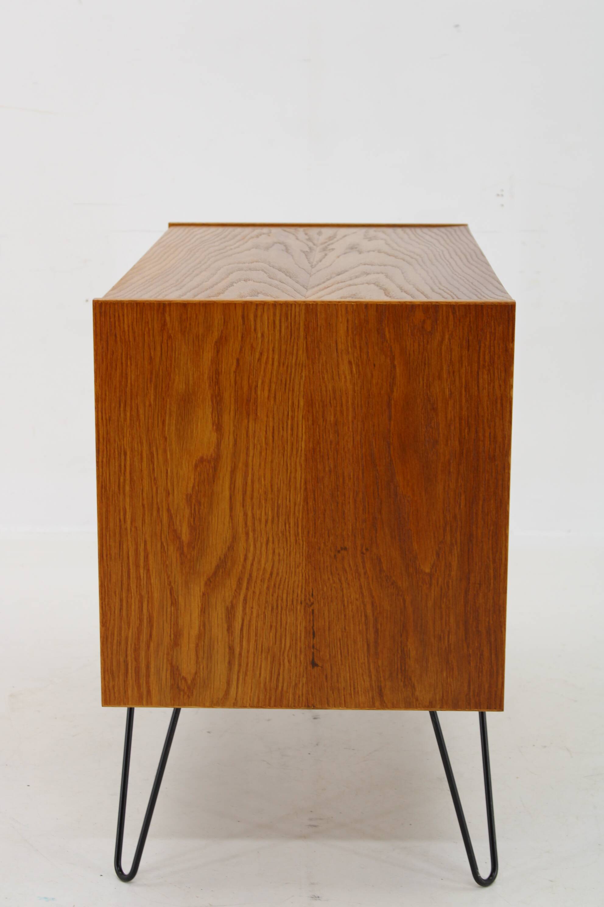 Commode à tiroirs en chêne recyclé des années 1960, Danemark